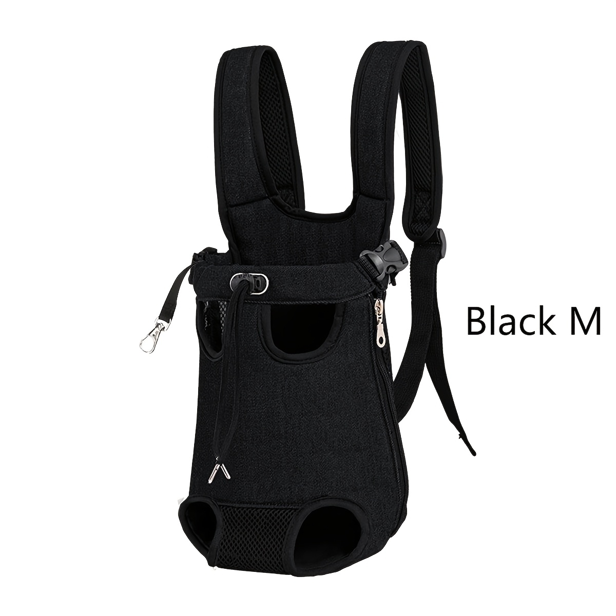 TEMU Mochila para Mascotas, Gatos y Cachorros, Bolso de Viaje para Exteriores con , Correas Ajustables para los Hombros, Arnés de Malla Transpirable,