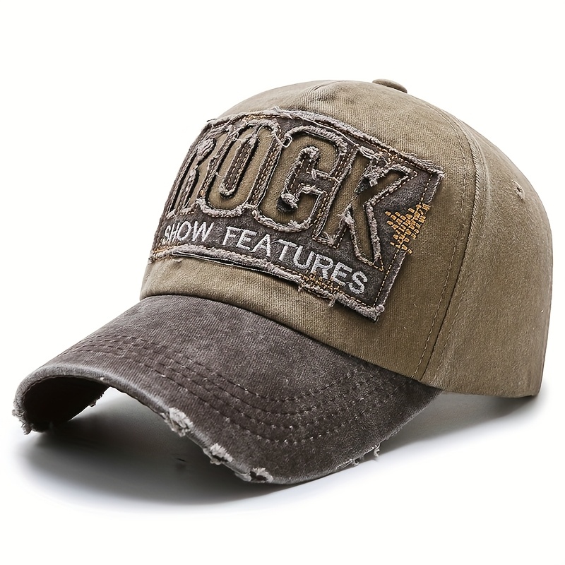 Letter Duckbill Hat, Men's And Women's Fashionable Perforated Hat, Baseball Hat, Sun Hat