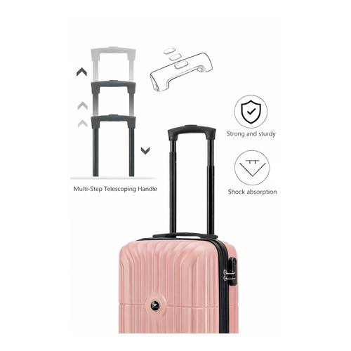 , billigflieger, eu-verordnung 40x30x20cm, frischer minimalistischer mini-koffer mit abnehmbaren rädern, teleskoptraggriff, 360-grad-drehräder, zahlenschloss, handgepäck, unverzichtbar für reisen. hinweis: radabmessungen 40x30x20 sind nicht enthalten. bitte messen sie