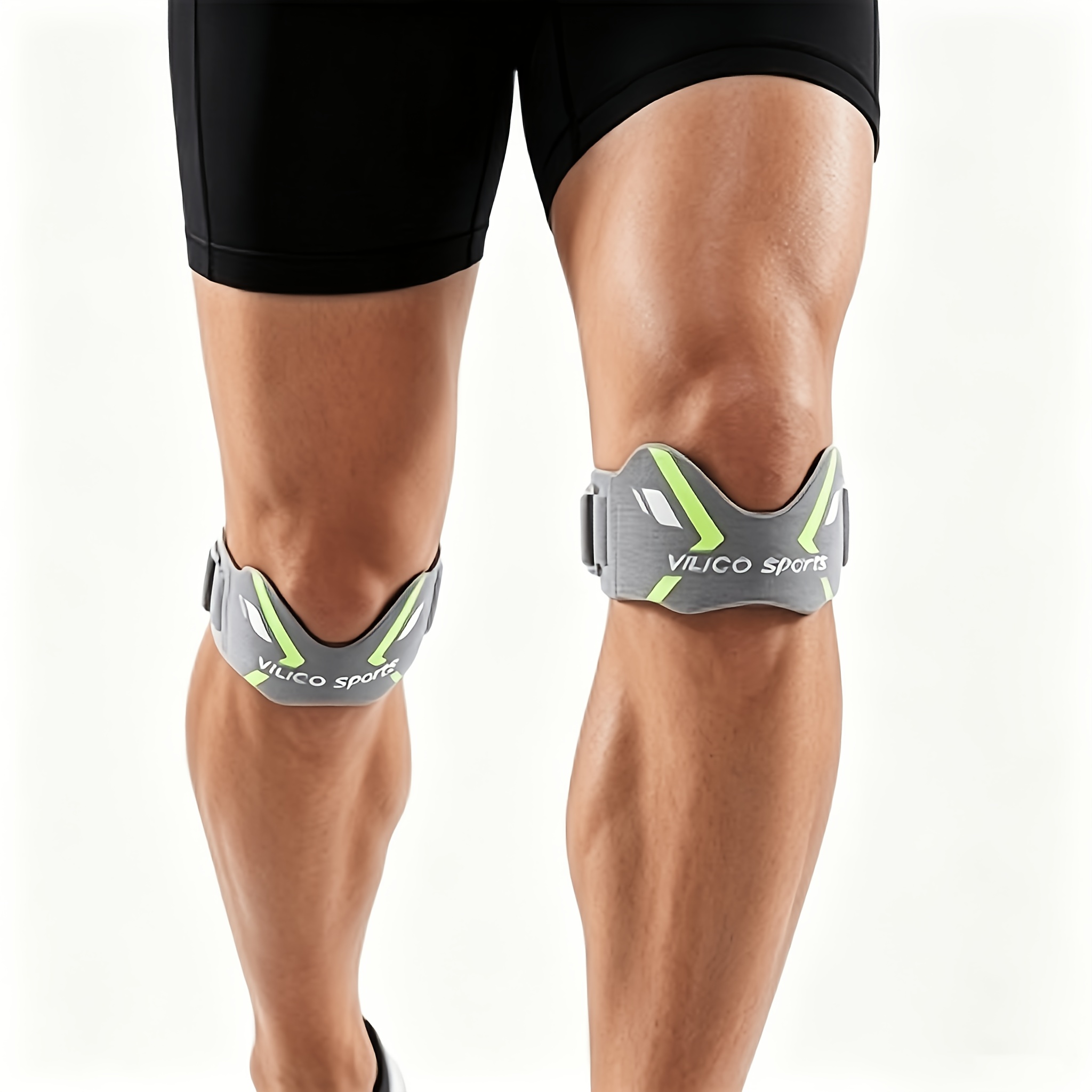TEMU Vilico 2pcs Professional Patella Strap, Lightweight And Comfortable, Multiple Colors Available, A Pair Of Practical Sports Patella Support