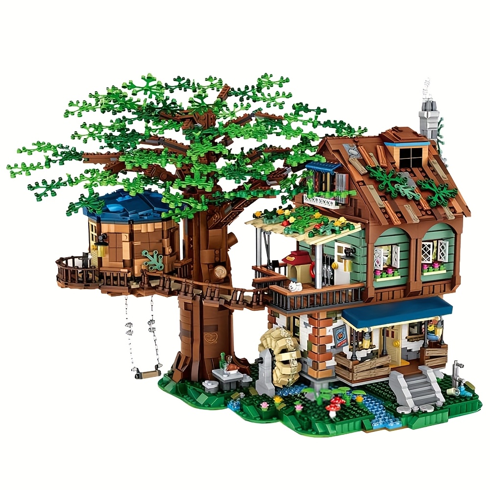 4761pcs a two in one treehouse building set a   building block kit diy   model an awe   architectural adult gift 1033