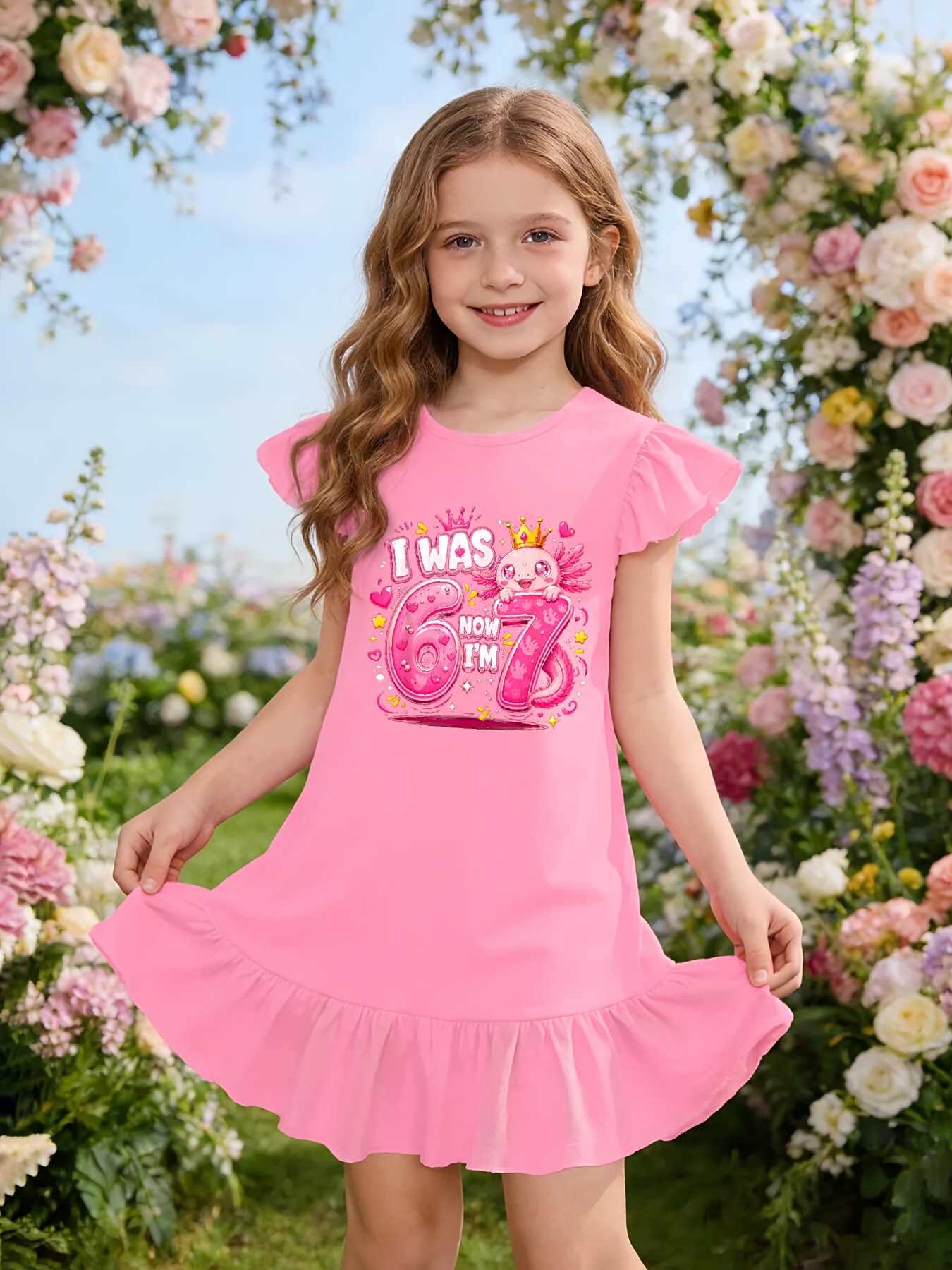 girls dresses 6 years summer sold on Temu United States