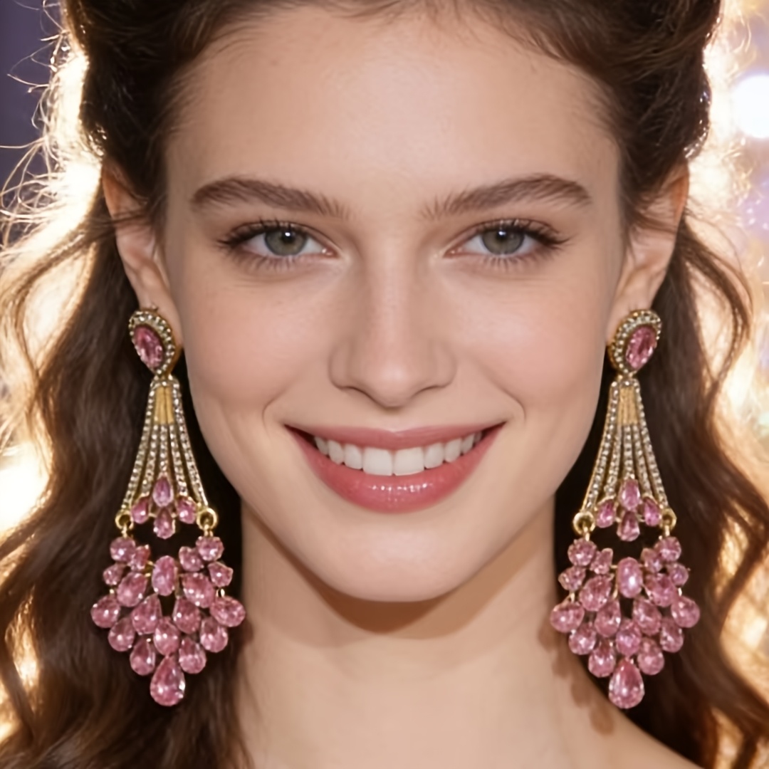Women's Gorgeous Luxurious High-End Earrings, Must-Have Accessory