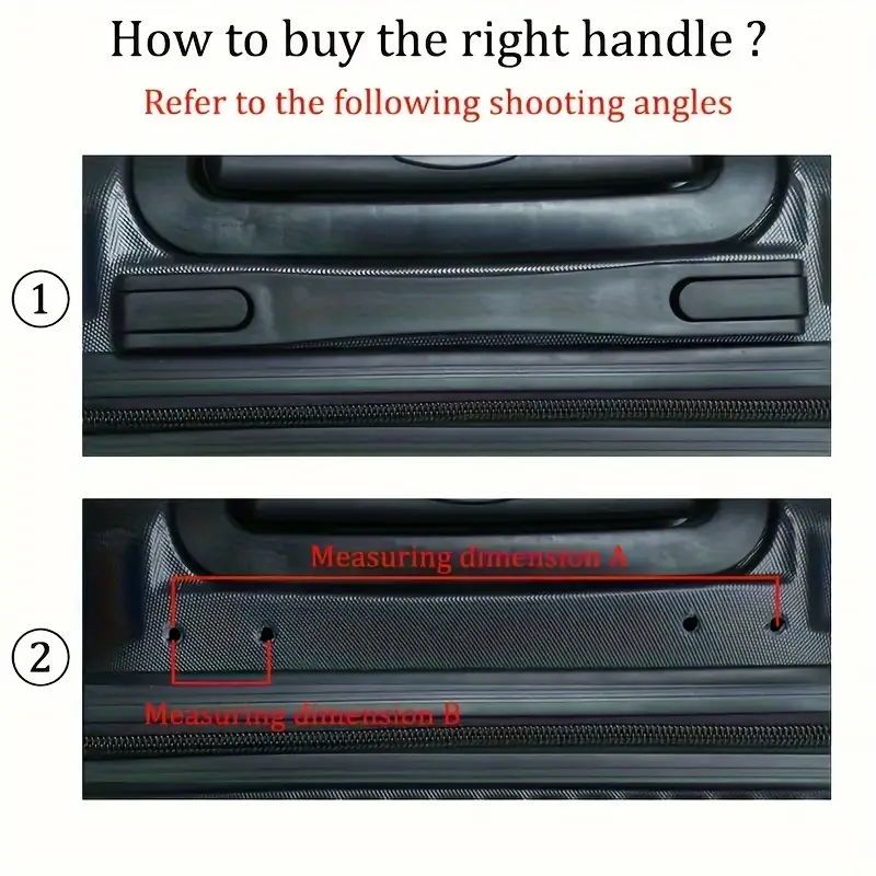 Grip Vervanging, Bagage Handvat Vervanging 2 Stuks Koffer Grip Vervanging, Bagage Handvat Vervanging 2 Stuks Koffer