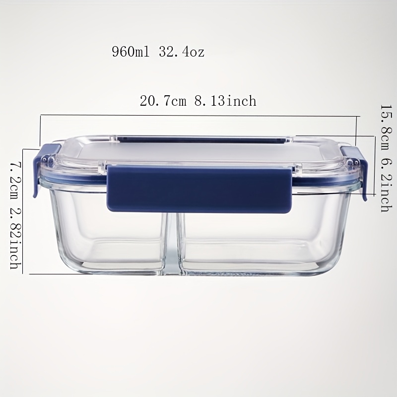   grade partitioned glass lunch boxes and high end preservation containers Product details 4