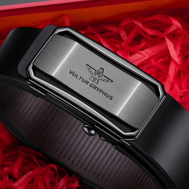 Men's Leather Belt Automatic Leather Youth Belt Casual Business Cowhide Pants with