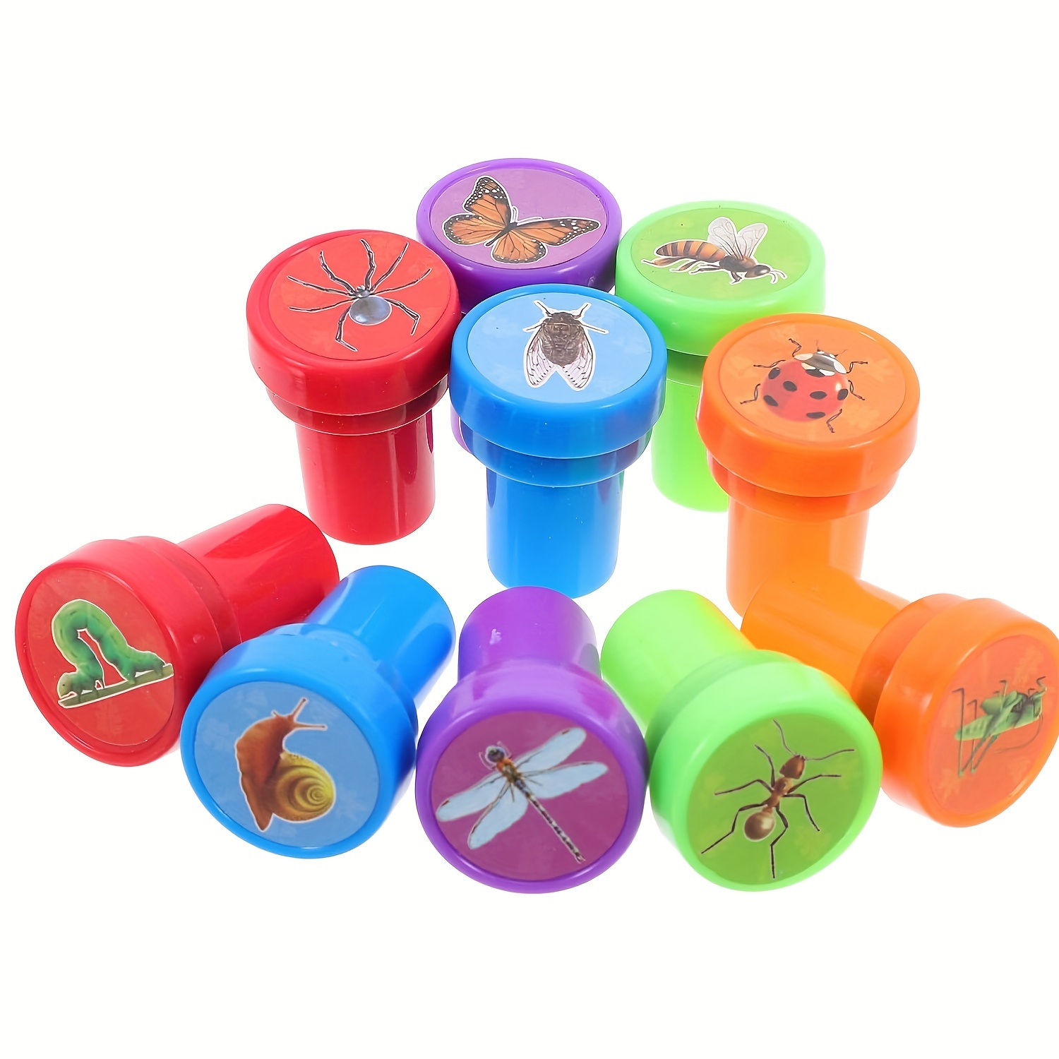 

10 Insect Stamps Teacher Animal Stamps Cute Stamps Insect Theme Stamps Diary Stamps Suitable For Classroom Use