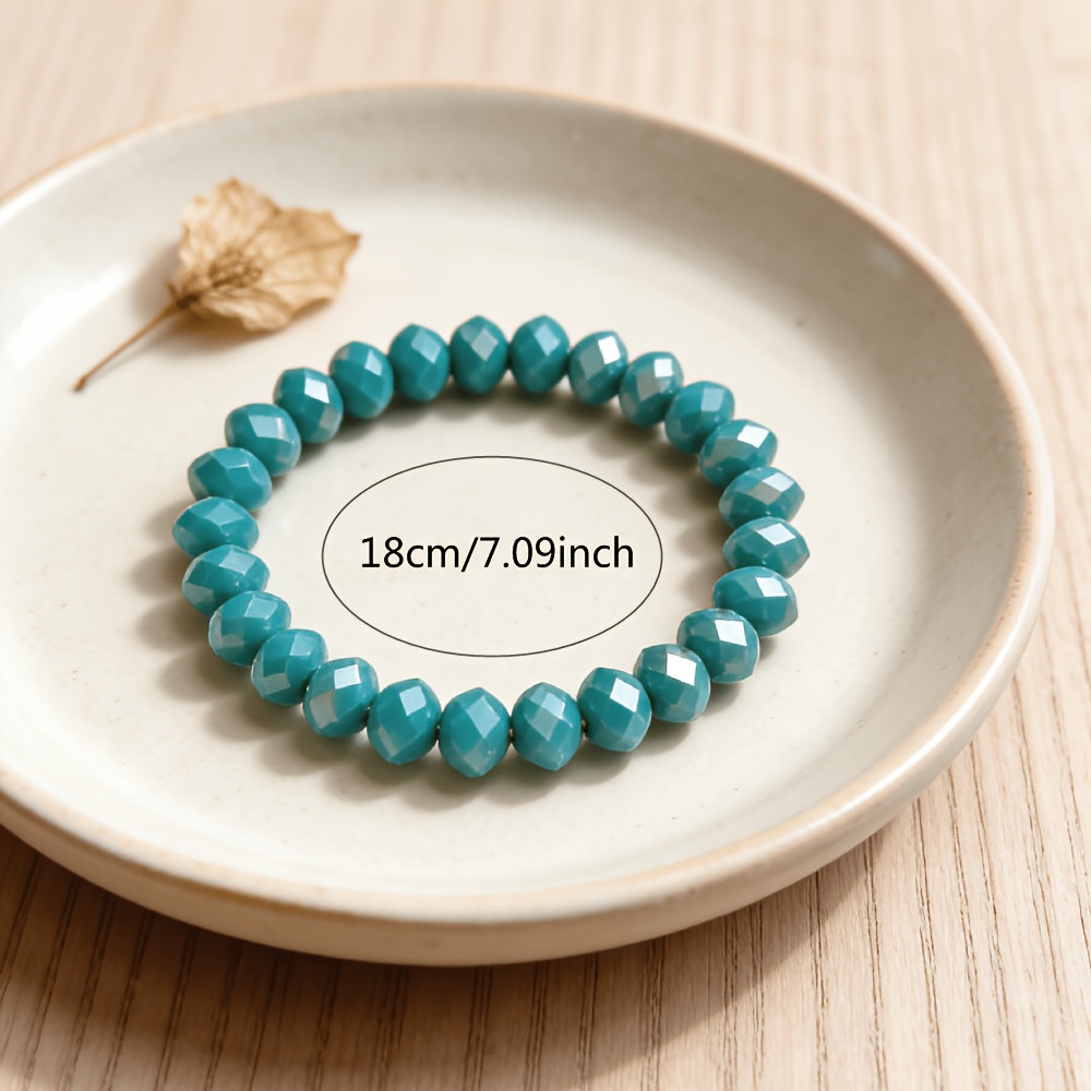 3pcs Stackable Elastic Bracelets, Versatile Daily Wear