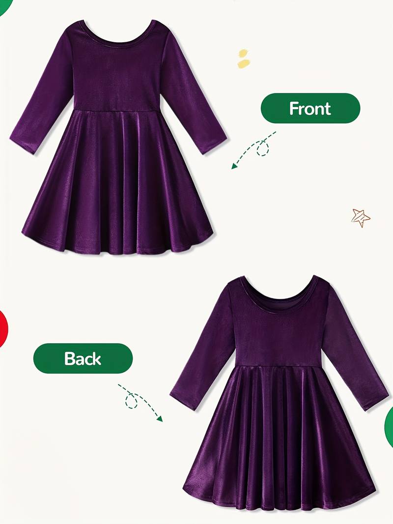 Girls Dress Featuring Elegant Stylish Long Sleeves Perfect - Portugal