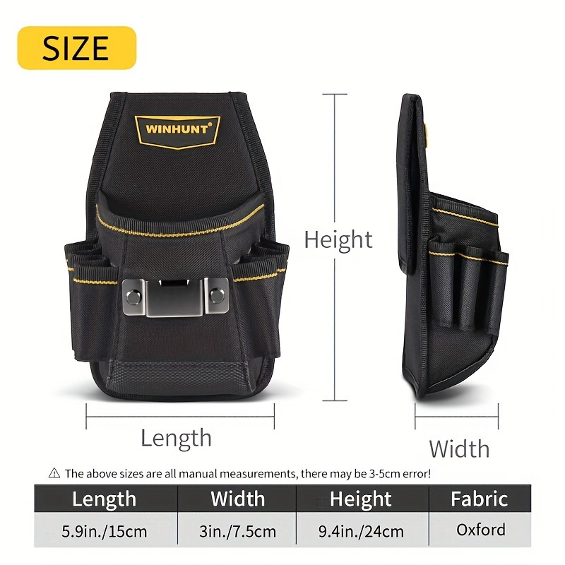 Tool Belt Set, Includes Small Tool Pouch, Electrician And Carpenter Tool Pouch With Belt Clip, And Garden Tool Pouch For Men, Tool Belts, Tools Bag, Tool Pouches