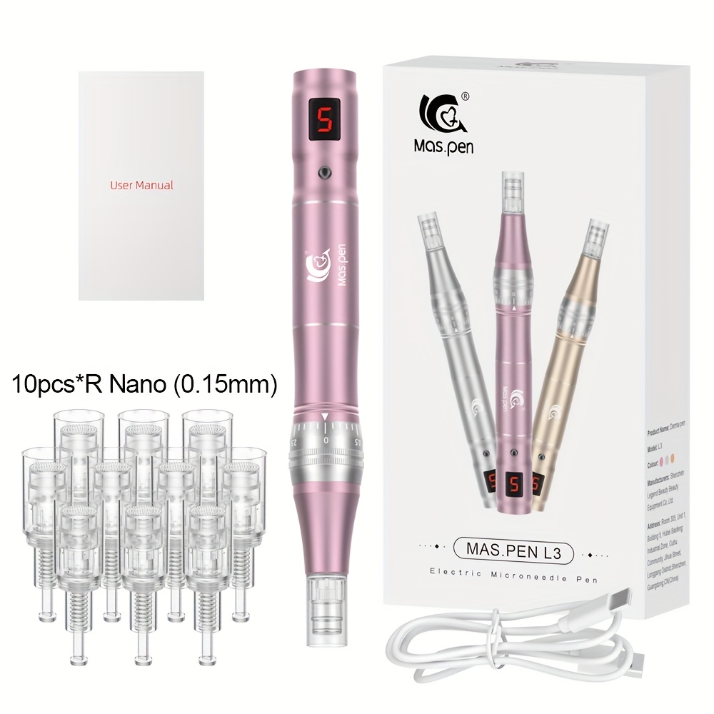 Image of Derma Pen Skin Care Tool Beauty Pen With 10pcs 0.15mm