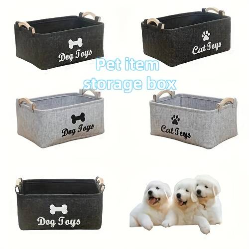 1pc felt storage basket for clothes and miscellaneous items shelf baskets