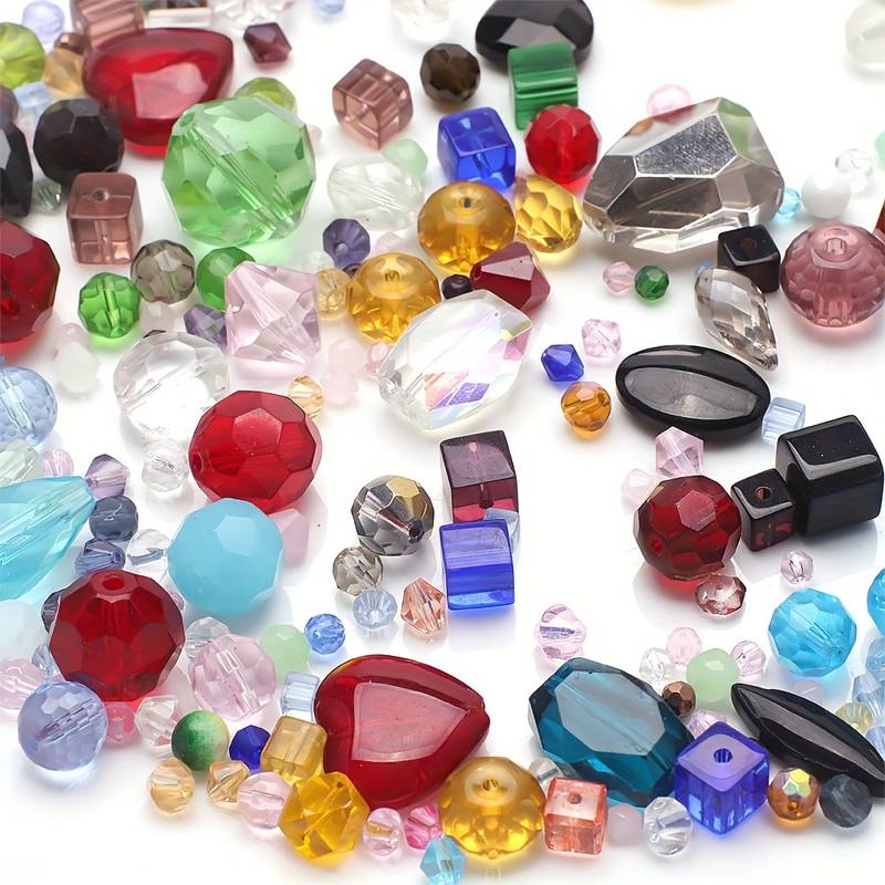 50g Glass Bead Mix – Multicolored – DIY Bracelets, Necklaces, Earrings – Craft Supply
