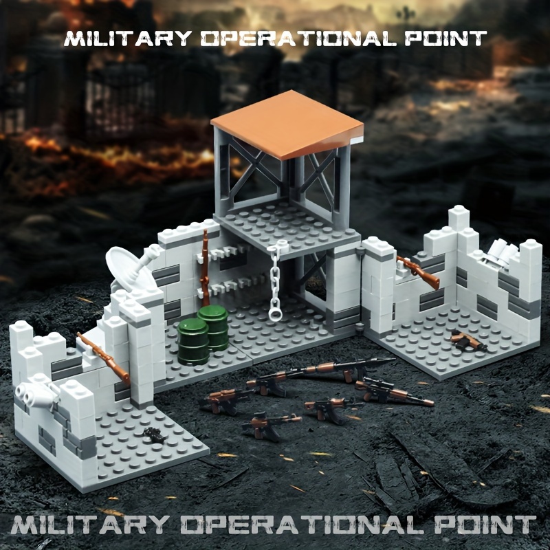 Military Base Basic Building Block Magnetic Building Block Set
