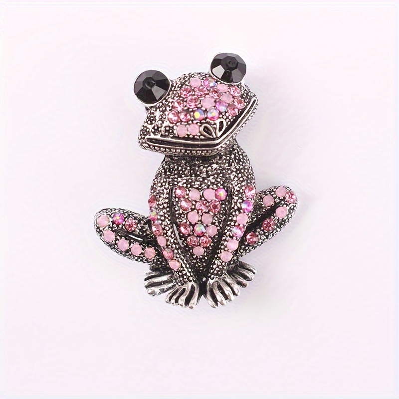 Vintage Style Brooch, Rhinestone-encrusted Pin, Retro Brooch Accessory For Women