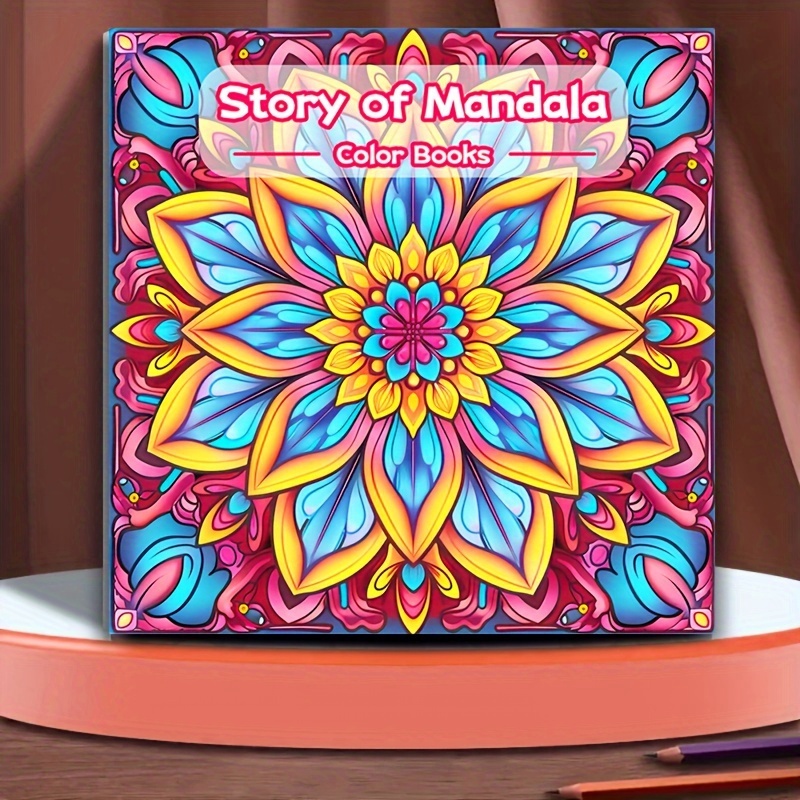 

Mandala Story Relaxation Coloring Book For Adults - Upgraded , 20 Pages | Ideal For Halloween, Thanksgiving, Christmas Gifts, Best For Christmas, Thanksgiving