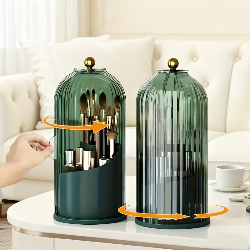 Multifunctional Rotating Storage Box Freestanding Plastic