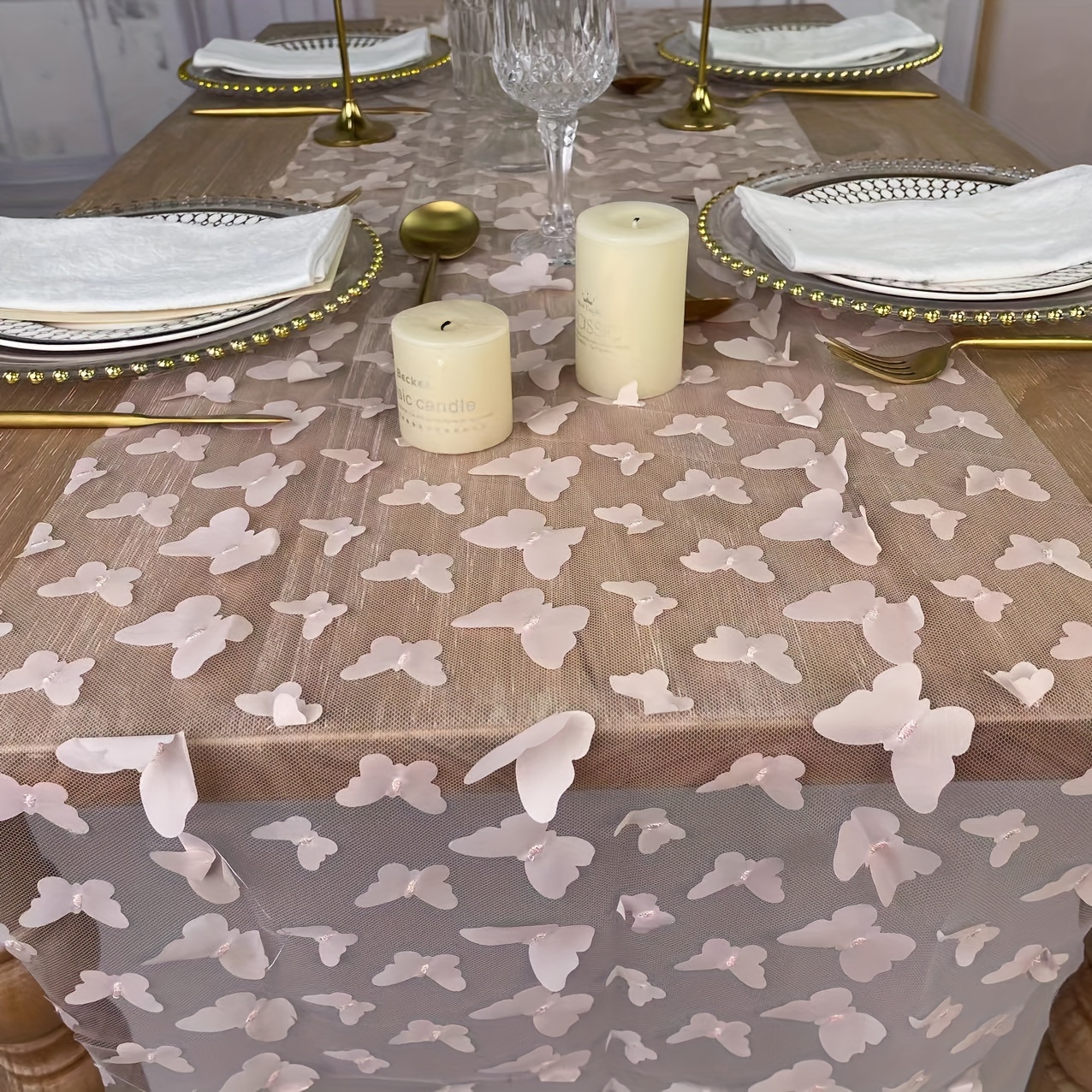 

3d Tablecloth, 12x72 , Table , Bridal Decor, , Rectangular, ,