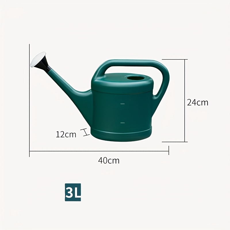 TEMU Plastic Watering Can Gardening Irrigation Tool Watering Can Garden Sprinkler Watering Can Sprinkler Head Detachabl