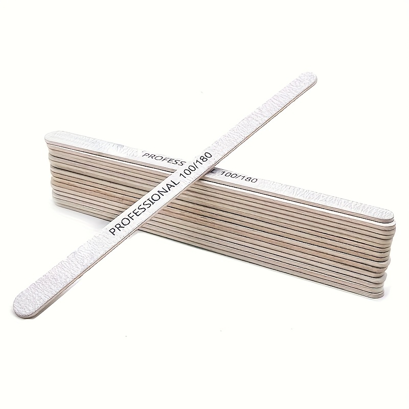 25pcs Professional Nail Tools, Double-Sided Sanding Strips
