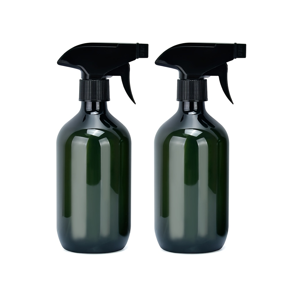 TEMU 2pcs 10.14oz / 16.9oz Amber Fine Mist Spray Bottles With Adjustable Nozzle For Hair, Face, Pet, And Plant Care, Alcohol Disinfection, Home And