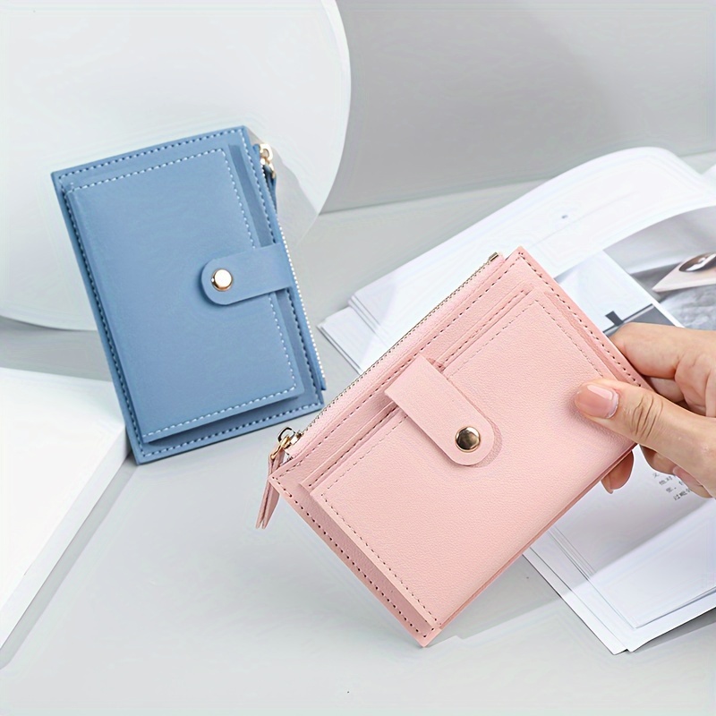 

Women's Casual Synthetic Zipper Wallet With Polyester , Simple Cute Summer Design, Small Purse For Cards And Coins