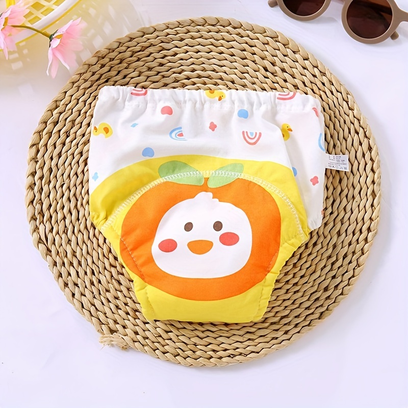   adorable cartoon animal   cotton training pants for   breathable washable diaper with 6 layer gauze     details 5