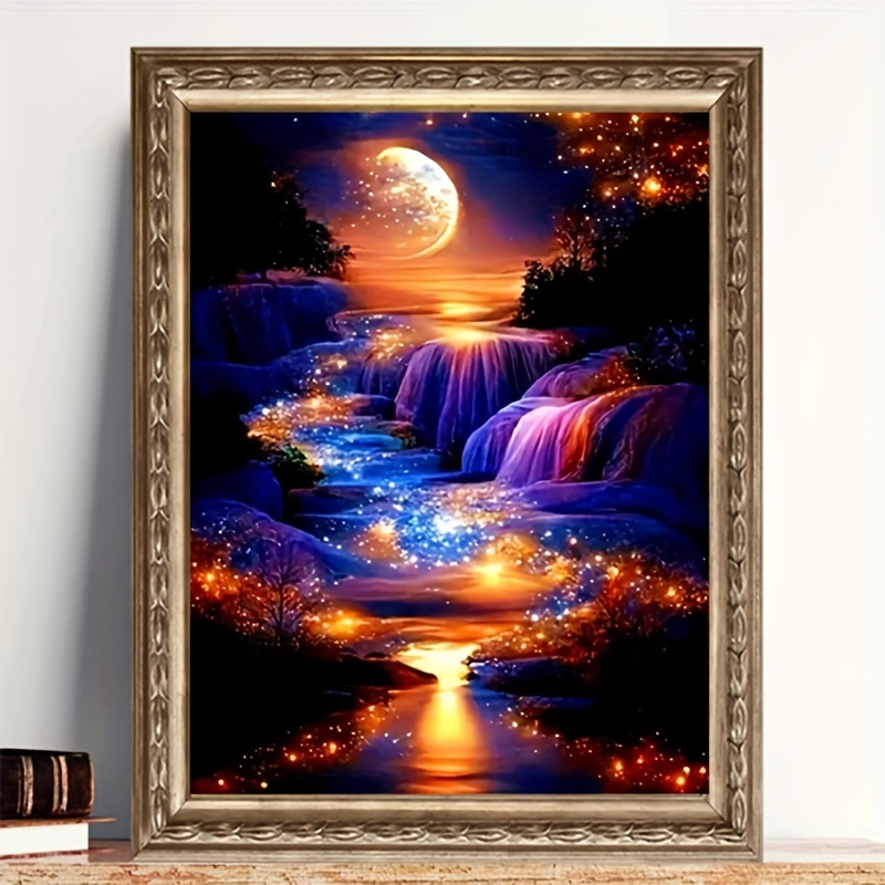 Cheap Full Square/Round Diamond Painting Wave Pictures Of Rhinestones 5D  DIY Diamond Embroidery Sale Landscape Mosaic Craft Kit