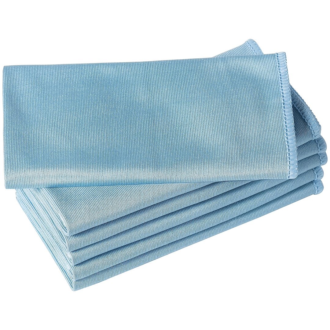 Microfiber Glass Cleaning Cloth, Lint Free Quickly Clean Window, Glasses, Windshields, Mirrors, And Stainless Steel