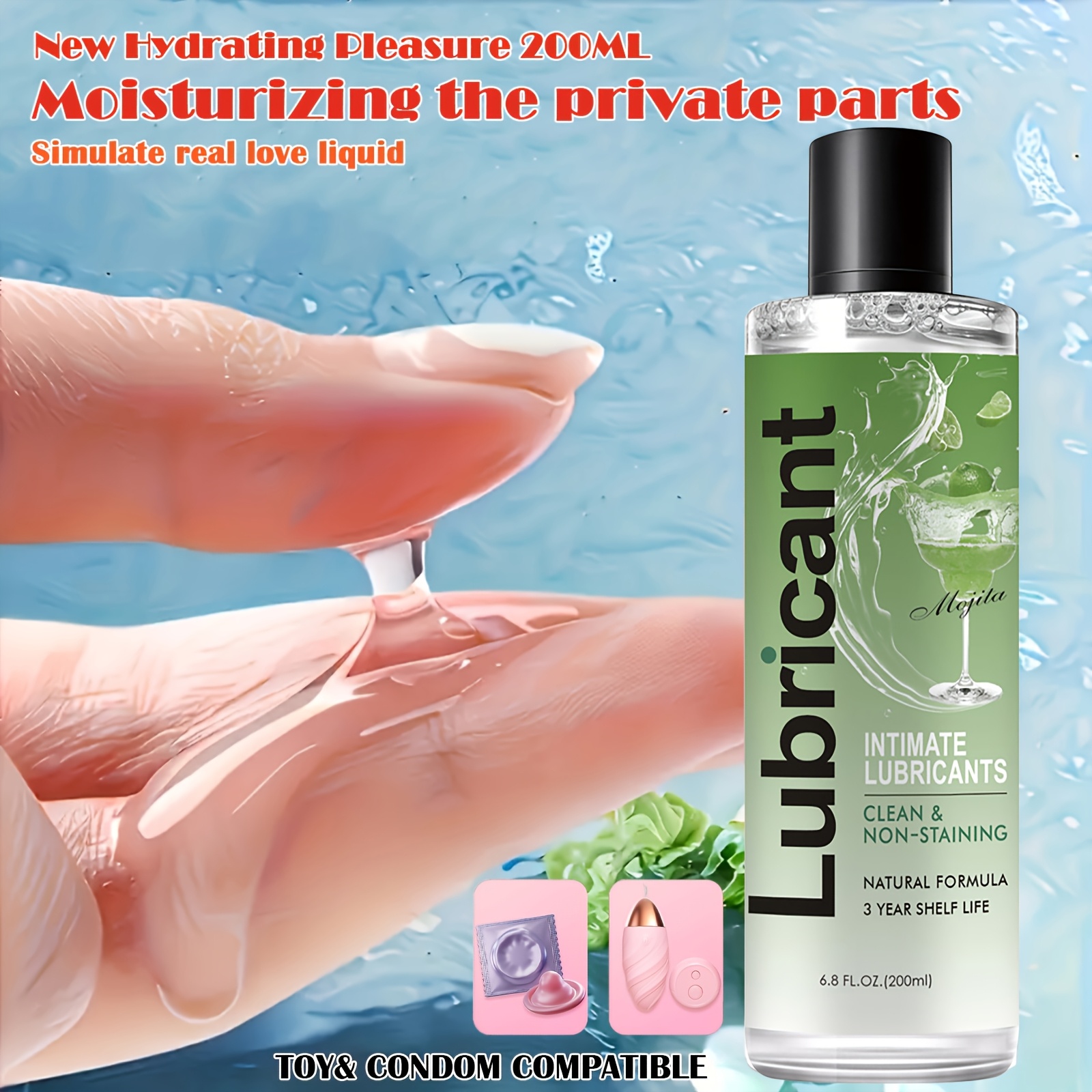 water based lubricant non sticky K-Y Water Based Personal Lubricant, Lube For Sexual Wellness, Vaginal  Moisturizer, 4.5 fl oz main image 0
