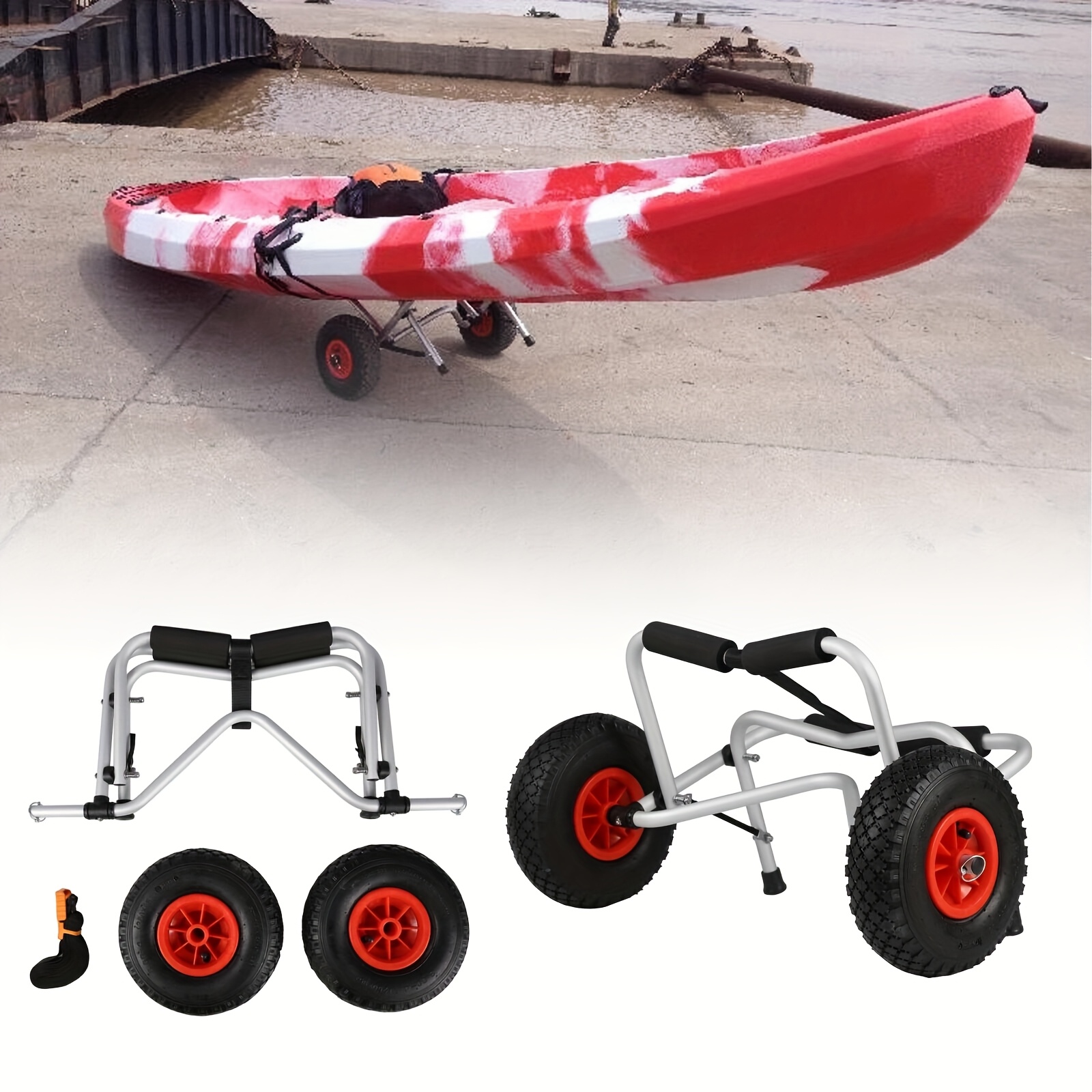 Transport Kayak Cart Canoe Cart Foldable Boat Cart Kayak Folding Boat Canoe Additions