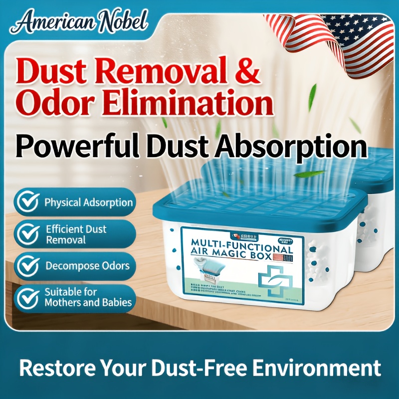 multi purpose   box physical dust suction odor     purification household desktop dust and deodorization artifact   long lasting bedroom living room and office   used for multiple occasions