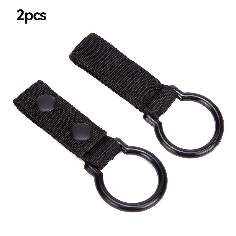 TEMU Paquete de 2 fundas portátiles para herramientas, accesorio para bolsa táctica, soporte de linterna de defensa de seguridad de extracción rápida