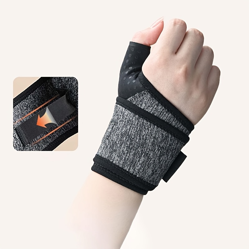 adjustable compression wrist support brace   wristband with closure spandex nylon blend gray with black straps orange accents hand wash only   wrist guard sports wrist brace ergonomic wrist brace supportive  