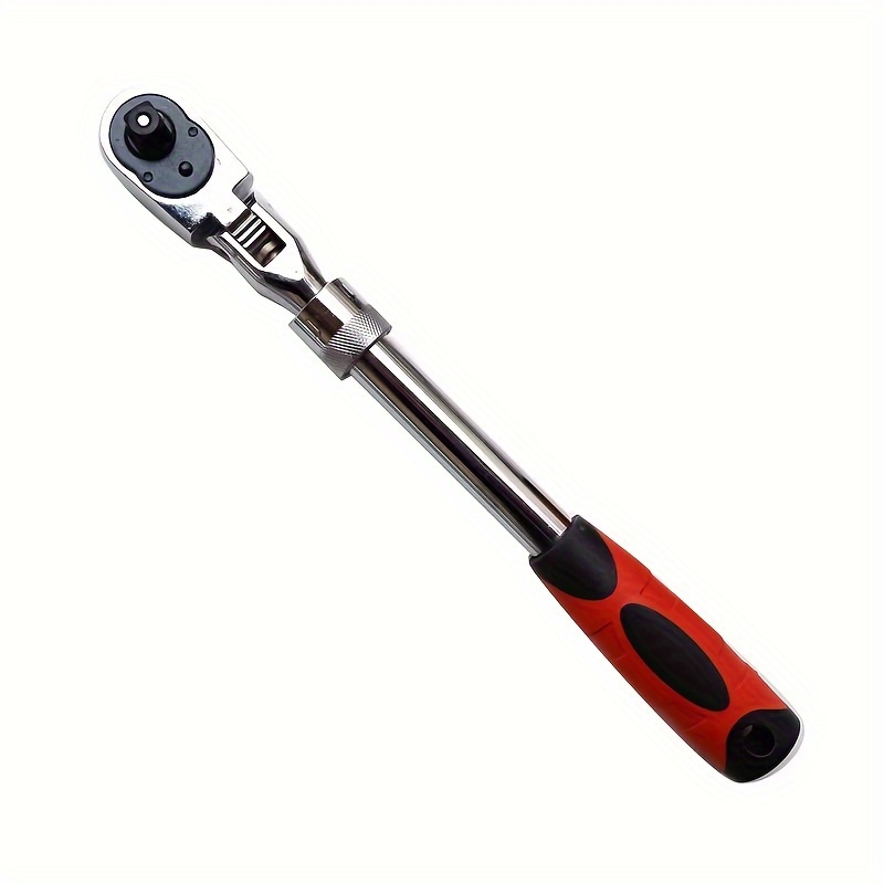 

1pc 72-tooth Telescopic Shaking Ratchet High-end Wrench 3/8 Quick Release Movable Head Soldered Vanadium Steel