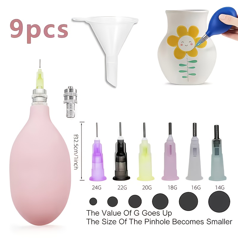 9pcs Art Craft Ceramic Clay Application Kit, A Precision Metal Tool For Ceramic Artists And Diy That Requires No Charging, Durable Material, For A Of Projects