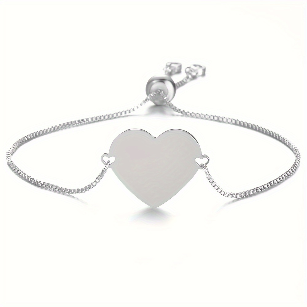 Image of Personalized Photo Bracelet Laser-engraved Photo With Your Own Picture - Adjustable Photo Suitable For &, Suitable For Family, Pet, Lover Gifts, Wear For Daily Use Or Special Occasions