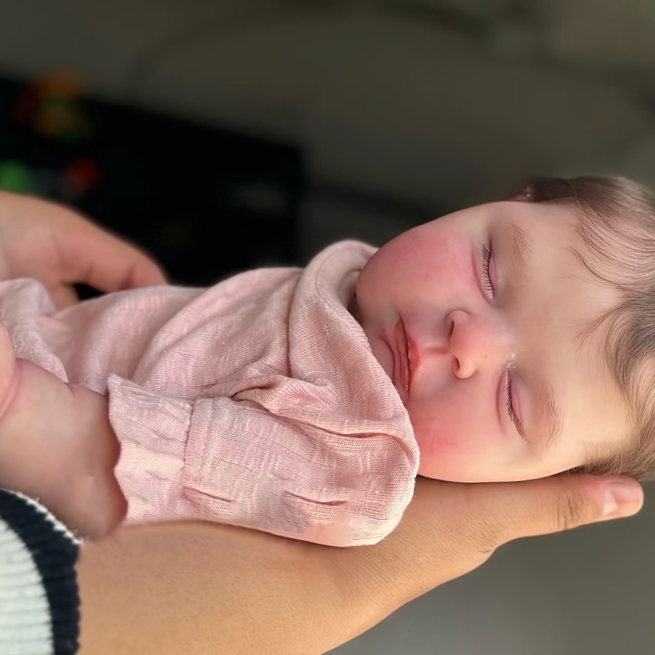 bonecas de bebê renascido realistas - bonecas de bebê   de 19 polegadas,   e realista, com corpo     de vinil, dormindo com acessórios de brinquedo 2
