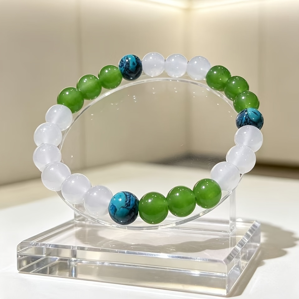 Fresh Crystal Bracelet with Light Color Palette, Spring