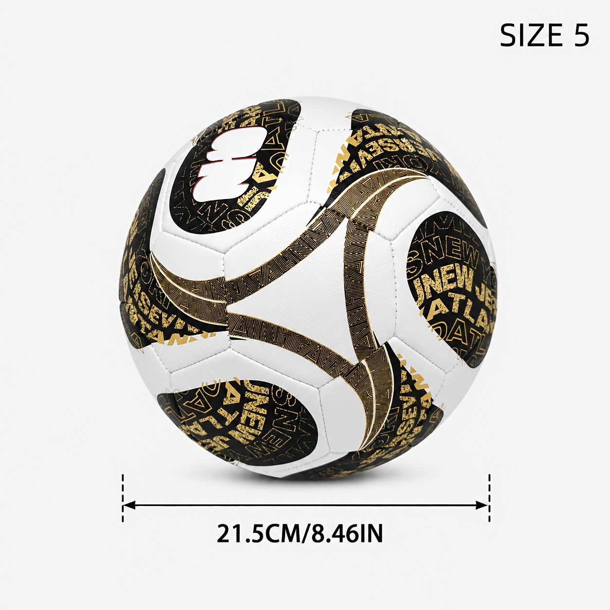 size 5 pu soccer ball machine stitched football with durable composite pu surface stable     and long   indoor   match practice ball for men and women Product details 1