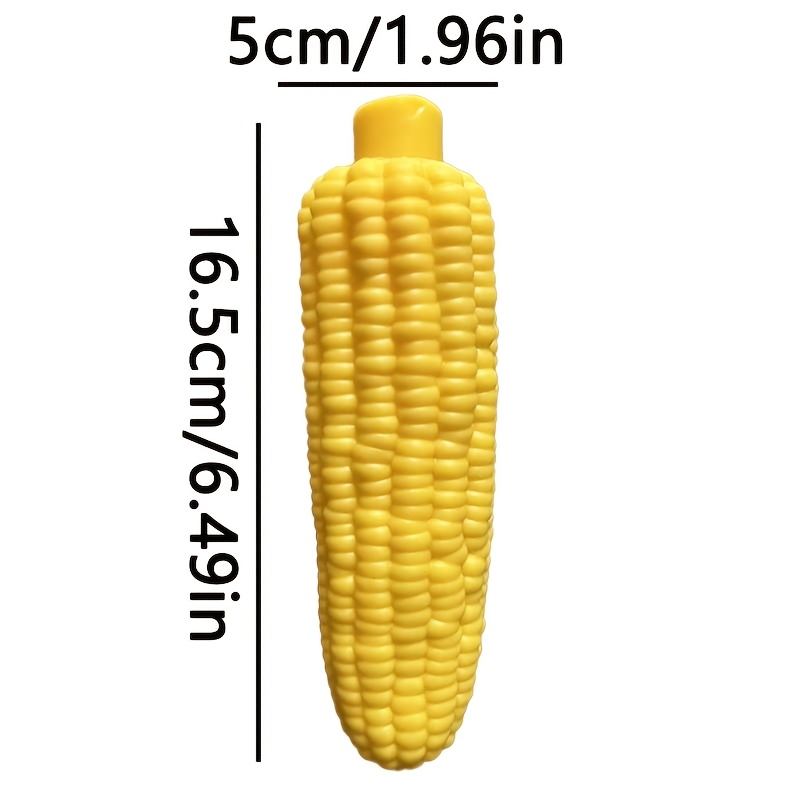 Extra-large Bite-resistant Toy, Suitable For Power Chewers - Heavy-duty Rubber Dog Bone With Fruit Texture (corn And Grain Design) - Indestructible Bone, Ideal For Medium To Large Dogs