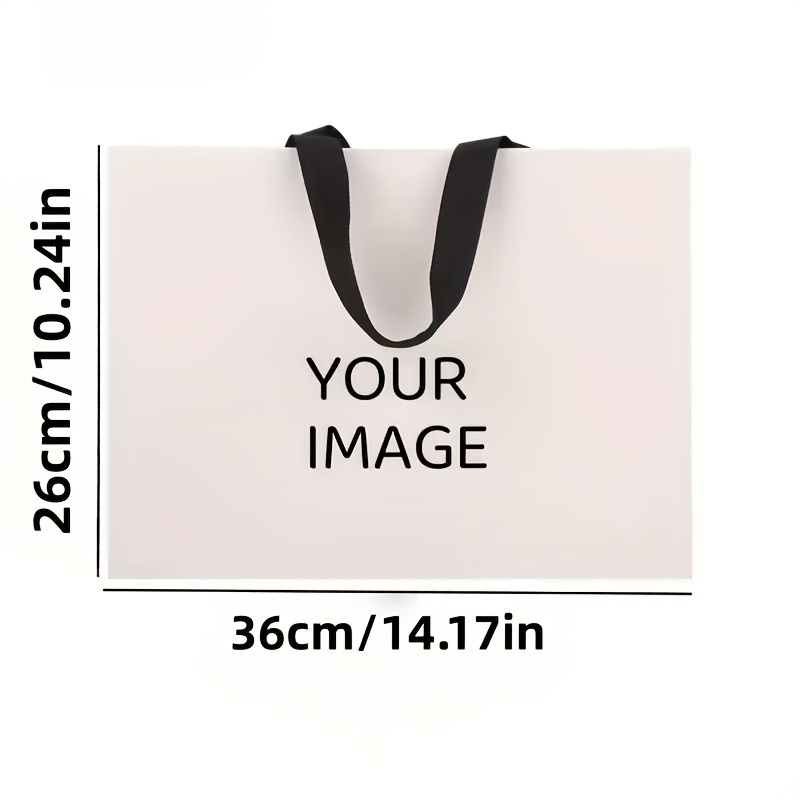 High-End Custom Business Paper Handbag with Logo Printing