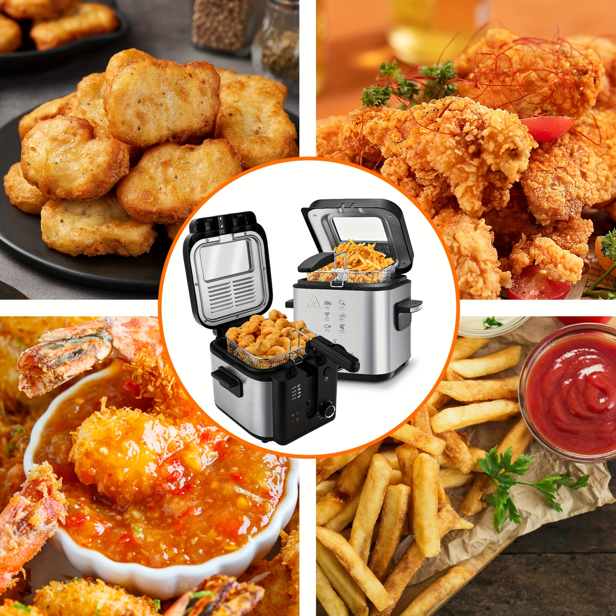 1500W Smokeless Fryer