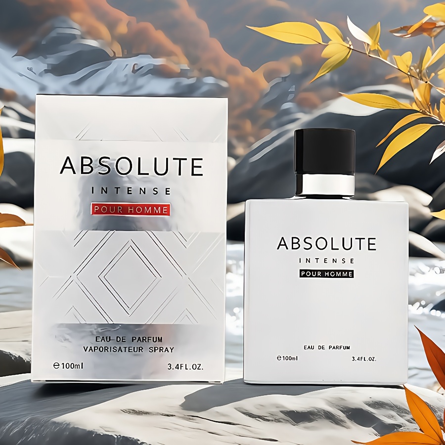 Absolute Intense Men'S Perfume 100ml Eau De Toilette High Quality Men'S Perfume Long-lasting Light Fragrance Ebony Agarwood Woody Fragrance Cologne Holiday Daily Gift - Image 2
