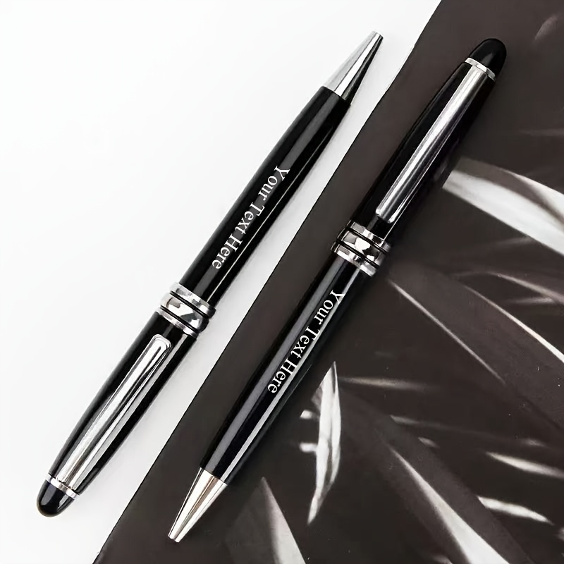 1 Pen/2 Refills/1 Gift Box, Golden And Silvery Ballpoint Pen Gift Set - Elegant Executive Pen with Metal Accents, Smooth Writing Refill, Suitable for Business Gifts, Refillstide, Writech Pens