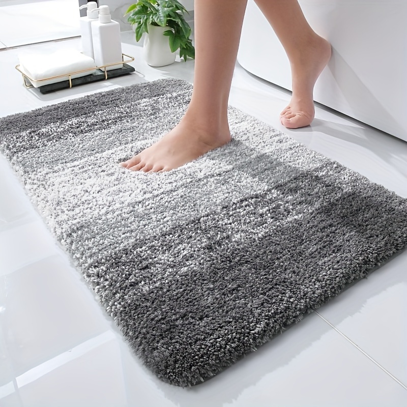 

Tapis de salle de bain super et absorbants - Vérifiez la taille d'acheter, décoration d'hiver en peluche moelleuse