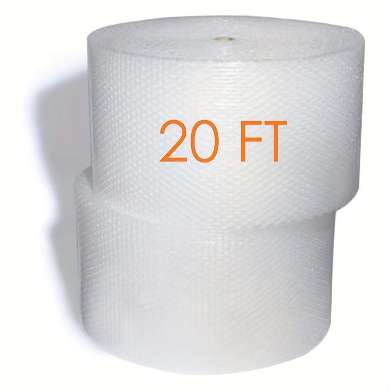 TEMU 12-inch X 36- Cushioning Roll, Polyethylene Material, 1/2" Large Bubbles, Perforated 12" For Packing And Moving Protection