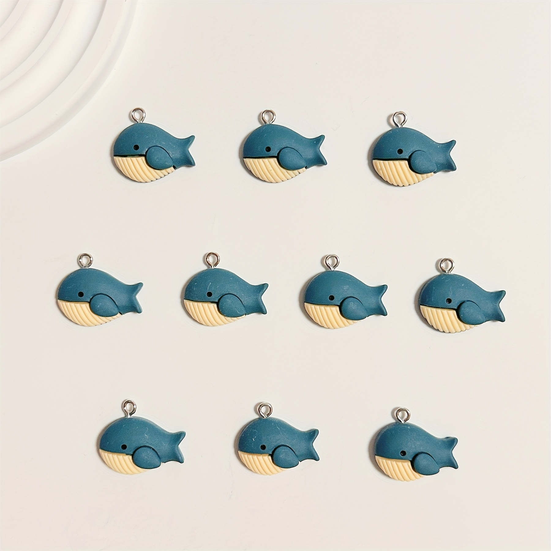 Image of 10pcs Charms, Suitable For Handmade Jewelry, Pendants, Earrings, Chain Accessories, Creative Gifts, Earrings, Necklaces, Bracelets, Bag Charms, Resin Accessories And Parts