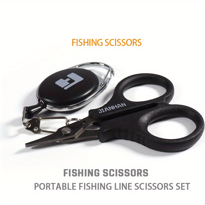 1PCS Fishing Line Scissors, Fishing Line Cutter, Fishing Cable Scissors,  For Adult Children Fishing Lover Outdoor Use Sea/ Fishing 