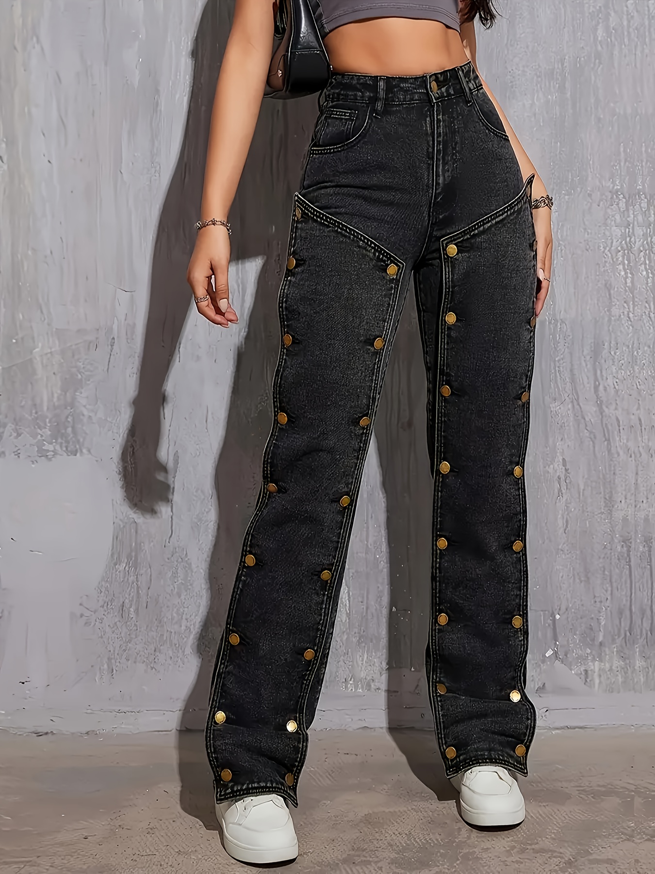 『新品未使用』新作 starteam circle cargo jeans 32 Star Team Circle Cargo Jeans - Black – Ninetimes Skateshop